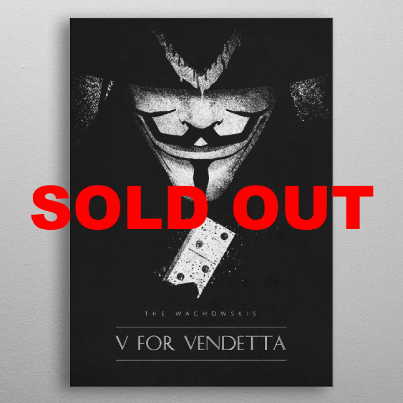 Displate Metall-Poster "V for Vendetta"